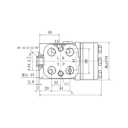 ORBITROL HYDRAULICZNY 315LS ZAMIENNIK OSPC315LS DANFOSS 150-1235