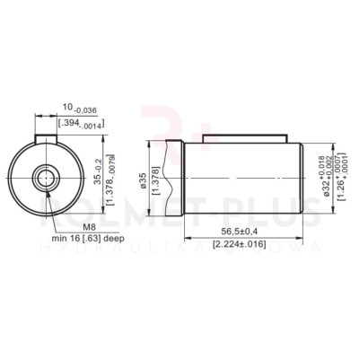 SILNIK HYDRAULICZNY ORBITALNY MS 250CCM WAŁEK 32MM | M+S