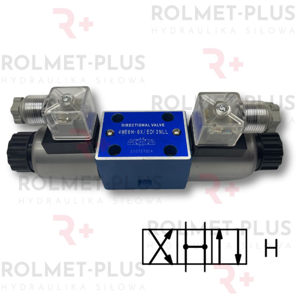 ROZDZIELACZ ELEKTROZAWÓR CETOP3 NG6 SUWAK H 24 VDC | 4WE6 | DG4V3