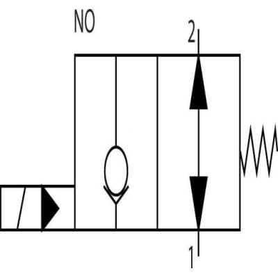 ELEKTROZAWÓR 2/2 NO 3/8`BSP 12VDC 35 l/min 230 BAR | DANFOSS SVP08NOR001BY